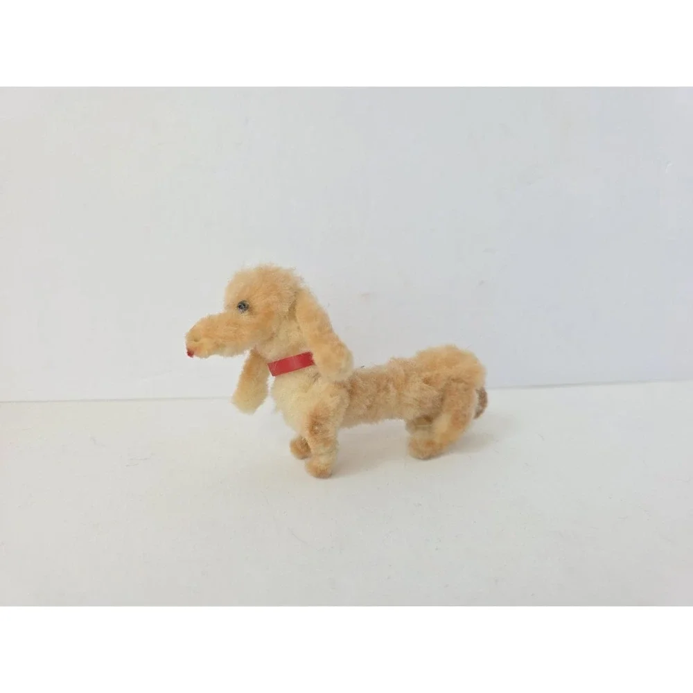 Vintage miniature mini ARA dog pom pom wool Dachshund